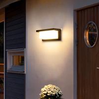 Lámpara De Pared LED Impermeable Para Exterior Iluminación De Jardín Y Villa Moderna Para Balcón Material ABS - details 0