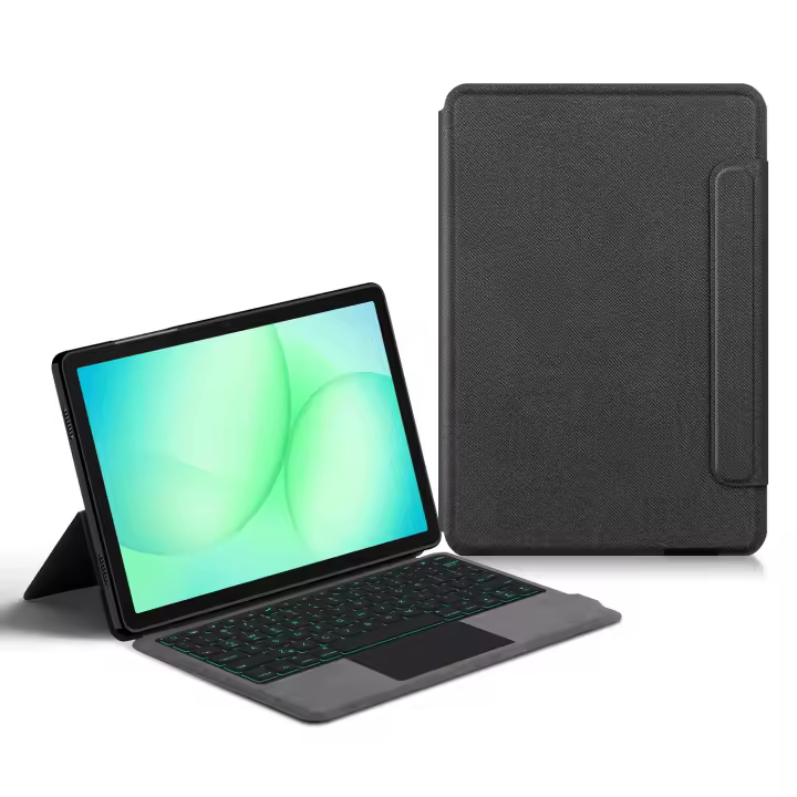Funda Para Teclado Con Iluminación Para Samsung Galaxy Tab A11 plus 2025 SM-X230 De 11 Pulgadas Cubierta Inteligente Mágica Antigolpes Resistente Al Polvo Suave Estilo Negocios - 1