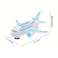 Juguete De Avión Para Niños Con Luces Y Sonidos Modelo De Avión Adecuado Para Colección Y Regalos De Navidad Y Cumpleaños - details 10