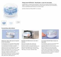 Esterilizador microondas. Esteriliza 4 biberones hasta en 2min. (SCF281/02) - details 1