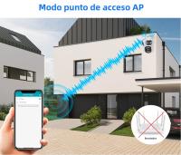 Cámara PTZ 4K Wifi Hiseeu Con Tres Lentes Y Tres Pantallas Para Exterior Vigilancia Video CCTV Con Seguimiento Automático Aplicación ICSEE P2P - details 15