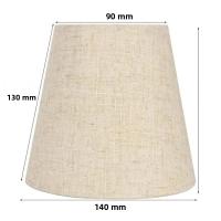 Nueva Cubierta De Lámpara Estilo Nórdico En Color Beige Tejido De Malla Para Iluminación Interior Decoración Del Hogar - details 0