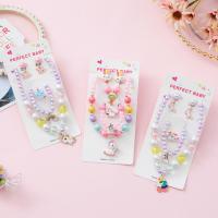 Juego De Joyas Para Niñas Con Unicornio Colorido Y Dibujos Animados: Collar Pulsera Aretes Y Anillo Regalo Ideal Para Niñas De 0 a 12 Años - details 5