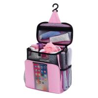 Bolsa De Viaje Portátil Con Bolsillo Para Teléfono Y Tapa Impermeable Bolsa De Ducha De Secado Rápido Para Baño Para Mujeres - details 1