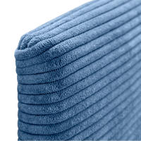 DHOME Cabecero de Pana Liso Alta Gama Moderno 4cm Grosor Cabezal Tapizado Azul - details 5