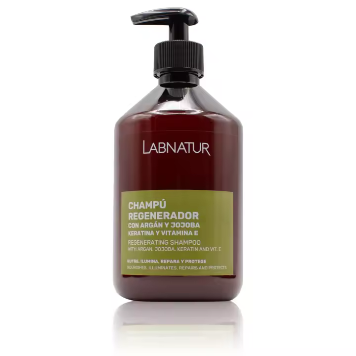 Champú Regenerador Argán y Jojoba con Keratina 500ml Labnatur - 1