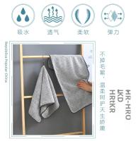 Toalla De Baño Gruesa 70x140CM Microfibra Para Corporal Gimnasio Showers Deportivos Robe De Spa Uso Doméstico Toalla De Cuerpo - details 1