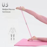 Banda De Resistencia Para Yoga Y Fitness Accesorios De Gimnasio De Goma Para Ejercicios De Cuello Y Estiramiento Para Mujeres - details 4