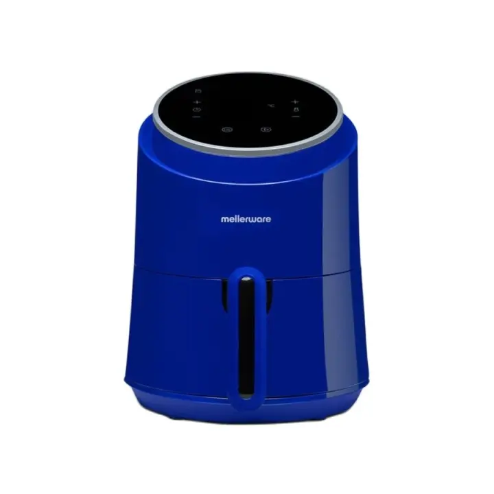 Mellerware - Freidora de Aire Crunchy! frie sin aceite Con capacidad de 1,5L. Temperatura ajustable 80-200ºC, programable, Air Fryer Modelo 2022, tactil, multifuncion, horno saludable profesional, dieta salud - 1