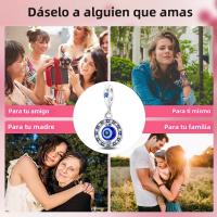 Encantos De Viaje Para Café Plata Charms Para Perros Y Gatos Corazón De Cuentas Adecuados Para Pulsera Original DIY Tendencia Clásica Vintage Romántica - details 533