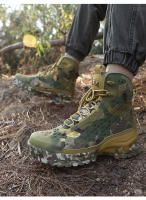 Botas De Trabajo Para Hombre De Cuero De Alta Calidad Botas De Combate Deserticas Antideslizantes Para Senderismo Y Motocicleta - details 14