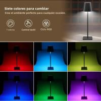 Lámpara De Escritorio LED Moderna Multicolor Recargable Sin Cable Para Estudio Y Oficina Lámpara De Noche Táctil Para Habitación - details 6