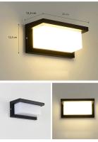 Lámpara De Pared Exterior Aluminio Impermeable Sconce Para Porche Iluminación De Jardín Vestíbulo Interior Decoración De Sala De Estar Fuente De Luz LED - details 19