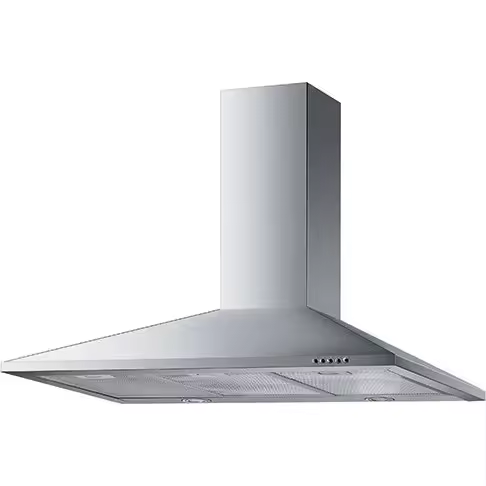 Campana Decorativa Piramidal MEPAMSA PIRAMIDE PLUS 90 X 90cm 290m³/h Clase C Inox | 64dB, Niveles Extracción 3 - 1