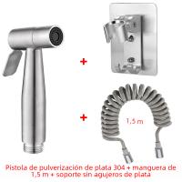 Juego De Rociador De Bidet Portátil En Acero Inoxidable 304 Con Regleta De Ducha Para Inodoro Roce Vertical Autolimpieza Montaje En Pared - details 14