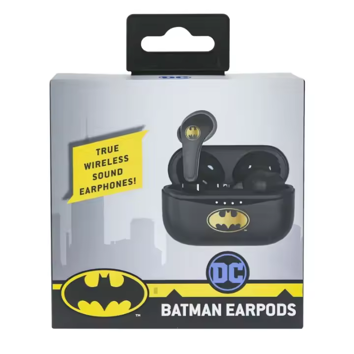 BATMAN EARPODS BLUETOOTH V5.0 CON CAJA DE CARGA DE OTL TECHNOLOGIES - 1