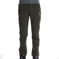 Pantalones Térmicos De Fleece Para Hombres 2024 Impermeables Resistentes Al Viento Para Trabajar Al Aire Libre Caminatas Y Camping En Invierno - details 10