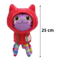 Muñeca De Peluche Gabby Dollhouse Juguete De Dibujos Animados Gato Sonriente Animal De Peluche Abrazo De Gato Para Niñas Regalos De Cumpleaños - details 5