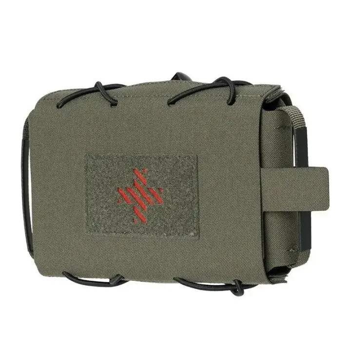 Bolsa De Medicación Táctica Desmontable Kit De Primeros Auxilios Con Cierre Rápido Bolsa De Sobrevivencia De Emergencia Para Exteriores Corte Láser MOLLE - 1