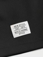 Shorts Casuales Para Hombre Estilo Regular Tejidos Con Cremallera Y Cordones Logo Bordado En Letras Adecuados Para Verano Baloncesto Playa Vacaciones Viajes Fitness Y Otros Escenarios - details 5