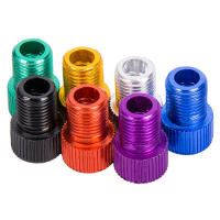 4Pcs Adaptador De Válvula De Bicicleta De Aluminio Para Neumáticos De Carretera Accesorios De Bicicleta Resistente Y Duradero - details 0