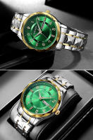 Reloj De Cuarzo Elegante Para Hombre MEGIR Estilo Simple Con Mostrador De Fecha Y Día Correa De Acero Inoxidable Caso De Aleación Reloj De Muñeca Para Mujeres Resistente Al Agua - details 2