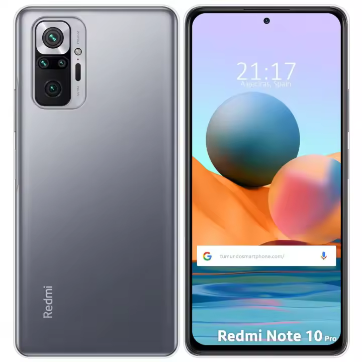 Tumundosmartphone Funda Silicona Gel TPU Transparente para Xiaomi Redmi Note 10 Pro - 1