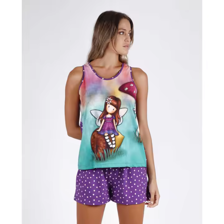 SANTORO GORJUSS Pijama Tirantes Faerie Folk para Mujer - 1