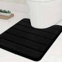 Alfombra De Baño En Forma De U Suelo De Inodoros De Espuma De Memoria Antideslizante Y Super Absorbente Para El Hogar - details 0