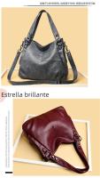 Bolso De Hombro Para Mujer De Cuero De Alta Calidad Tote Shopper De Lujo Diseñador Bolso Feminino Con Manija De Encima - details 26