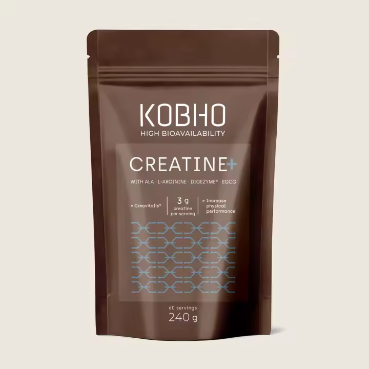 Suplemento de Creatina Creavitalis® de KOBHO LABS con Enzimas Digestivas Digezyme® y Sin Azúcares Añadidos - Fórmula Completa para Deportistas - 1