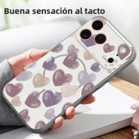 Funda Magnética De Corazón Para iPhone Con Carga Inalámbrica Magsafe Compatible Con Modelos 13 14 15 16 17 pro Max Material TPU PC Suave - details 6
