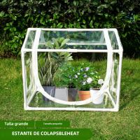 Carpa De Jardín Para Plantas Insecto-Resistente Y Anti-Pájaros PVC Cubierta Invierno Calor Anti-UV Viento Portable Para Flores - details 6