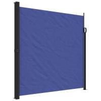 vidaXL Toldo lateral retráctil 200x500 cm Color Negro, Crema, Azul - details 0