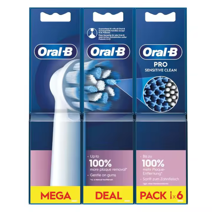 Oral-B Recambio Sensitive Clean Cepillo Electrico 6 Unidades - 1
