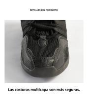 Zapatos De Baile Para Mujer En Malla Transpirable Color Negro Suela Suave Jazz Salsa Moderno Zapatos De Cuadrilla - details 4