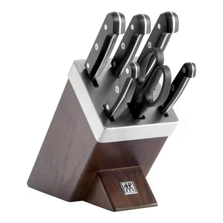 ZWILLING Gourmet 7-pzs, Taco de cuchillos, Marrón - 1