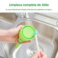 Set De 8 Pinceles De Limpieza Para Rincones Pequeños Y Ganchos Para Vaso Herramienta Para Limpieza De Ventanas Puertas Y Ranuras Ecológico Y Duradero - details 1