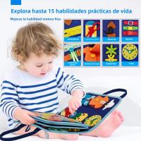 Libro De Actividades Montessori Para Bebés Juguetes Educativos Portátiles Fomentan Los Habilidades De Mano-Eje Para Niños De 3-6 Años - details 8