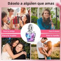 Encanto De Mariposa Plateado En Plata Con Circonia Bola Redonda Colgante Para Pulsera O Collar DIY Joyería De Moda Irregular - details 57