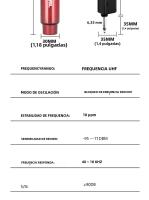 Micrófono Inalámbrico 2 Canales UHF Frecuencia Fija Micrófono Condensador Mano Para Fiesta Karaoke Show Reunión - details 11