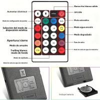 Tira De LED RGBIC Colorida Con Control De Voz Bluetooth Y Tiempo LED Decorativo Para Ambiente Con Efecto De Fuegos Artificiales Y Reproducción De Música - details 22