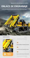 Modelo De Robot RC De 3 En 1 Para Niños Juguete De Bloques De Construcción De Camión Excavadora Y Bulldozer Regalo Para Niños - details 12