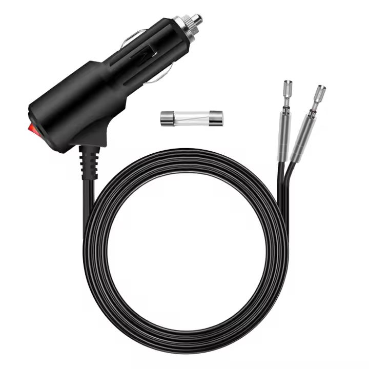 Cable De Extensión Para Encendedor De Coche Timeproof Con Botón De Encendido Y Apagado Correa De Suministro De Energía Universal Accesorios Para Coche - 1
