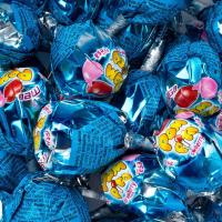 Vidal Mega Pompitos y Mega Palipica pintalenguas - 40 ud Caramelos con palo rellenos de chicle (chupachups) - Sabores: Sandía, Fresa, Cereza - details 1