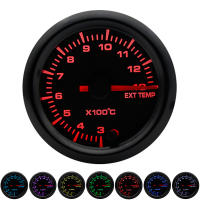 Gauge De Coche LED 52mm 7 Colores Boost/Temperatura De Agua/Temperatura De Aceite/Presión De Aceite/Voltímetro/Área De Combustible/EGT/Tachímetro RPM +Gauge Pods - details 13