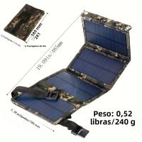 Panel Solar Portátil Flexível Pequeño Y Impermeable 5V USB Para Cargador De Batería Móvil Paneles Solares Plegables - details 10