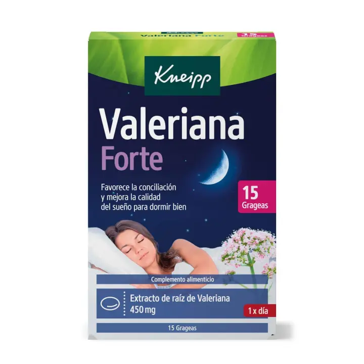 Kneipp valeriana forte 15 grageas - 1