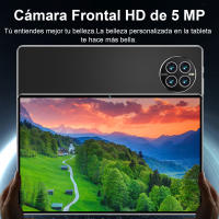 2025 La nueva versión global de la tablets 10,1 pulgadas 16GB 1TB de gran capacidad 20000mah batería Android 13.0 14 procesador nuclear doble tarjeta SIM doble cámara 5MP + 13mp WiFi red 5G bluetooth con teclado - details 2