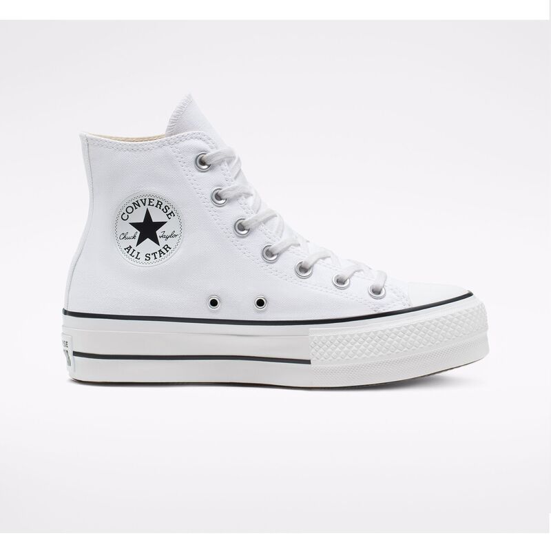 Zapatillas Converse Plataforma Chuck Taylor All Star Plataforma bota Blanca | Clásicas y elegantes | Estilo Retro Urbano